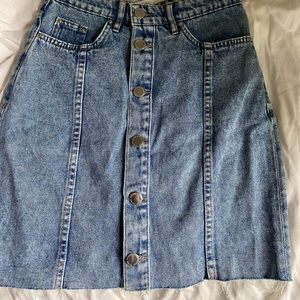 jean skirt